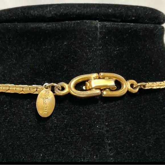 Vintage Gold Tone Roget Chain Necklace (34”) - Picture 4 of 5